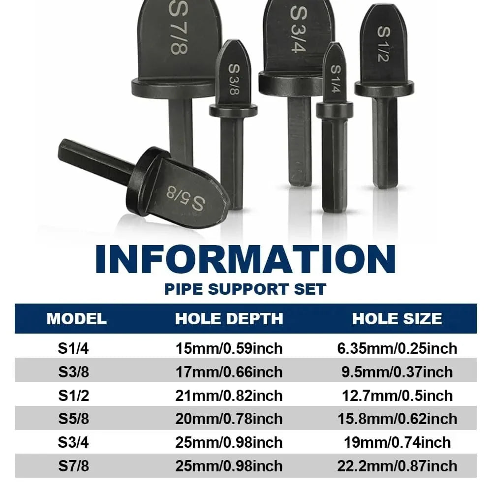 Vehicle-Ready HVAC Copper Pipe Swaging Tool Set – Drill Bit Expander