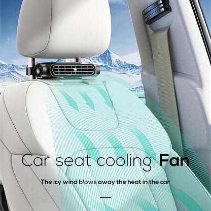 Dual-Turbo Car Seat Cooling Fan for Summer Air Circulation