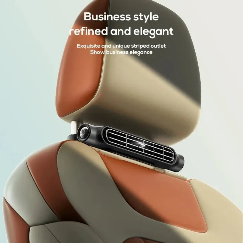 Dual-Turbo Car Seat Cooling Fan for Summer Air Circulation