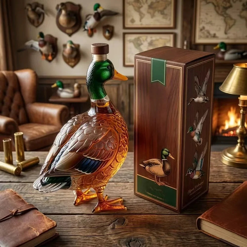 3D Mallard Display Bottle Inspired by Waterfowl Heritage