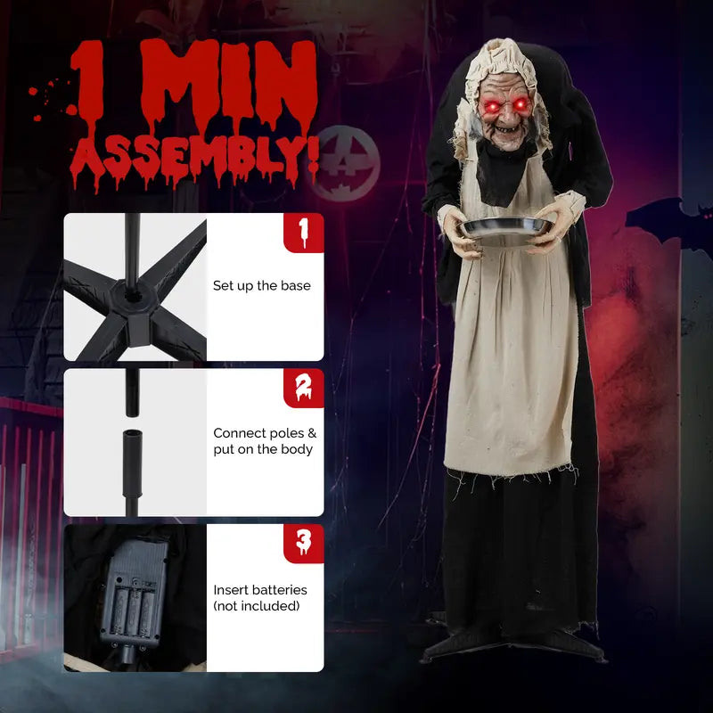 Animated Horror Figure for a Fright-Filled Halloween Display