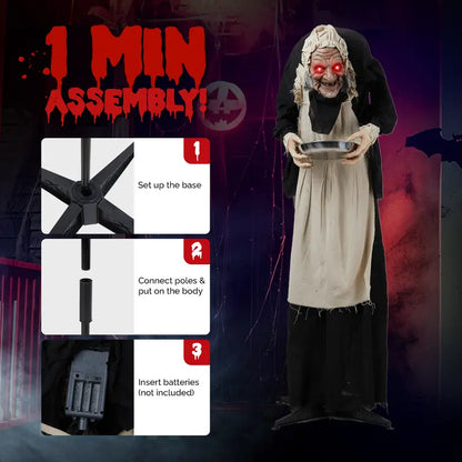 Animated Horror Figure for a Fright-Filled Halloween Display