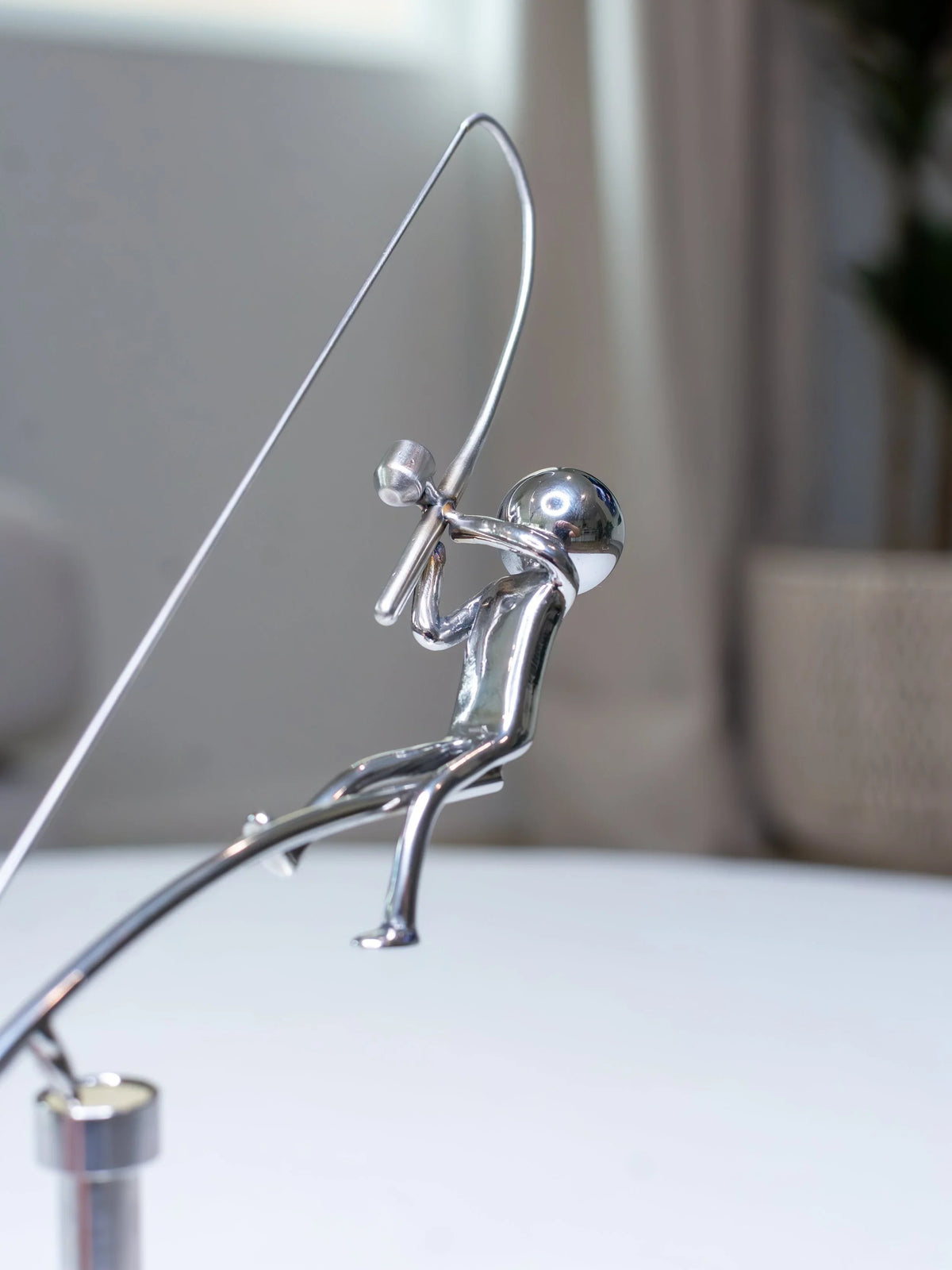 Purpose-Built The Fisherman Balancing Sculpture for Everyday Use