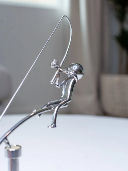 Purpose-Built The Fisherman Balancing Sculpture for Everyday Use
