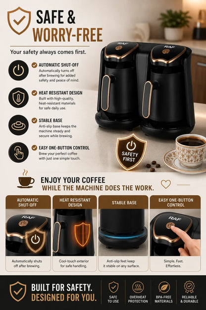 Concentrated Coffee Brewer with High-Pressure Extraction