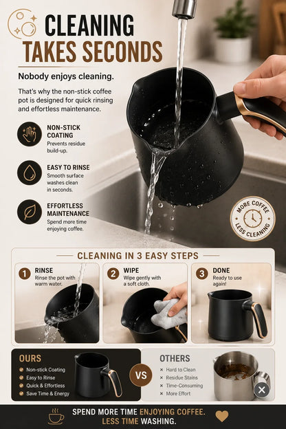 Concentrated Coffee Brewer with High-Pressure Extraction