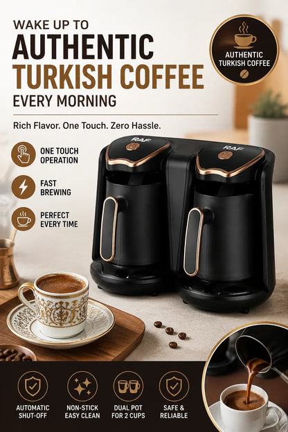 Concentrated Coffee Brewer with High-Pressure Extraction