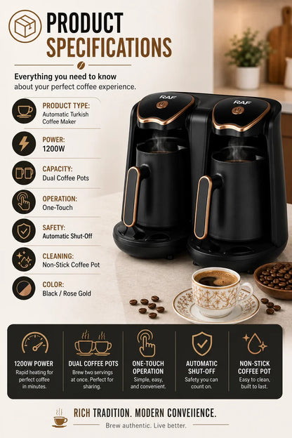 Concentrated Coffee Brewer with High-Pressure Extraction