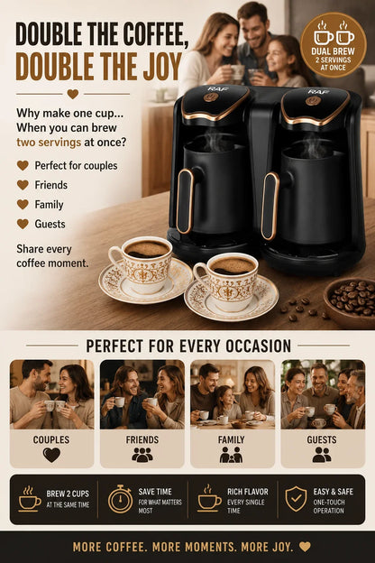 Concentrated Coffee Brewer with High-Pressure Extraction