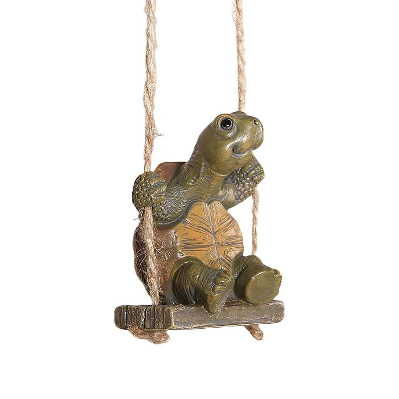 Purpose-Built Whimsical Turtle Swing Decor for Everyday Use