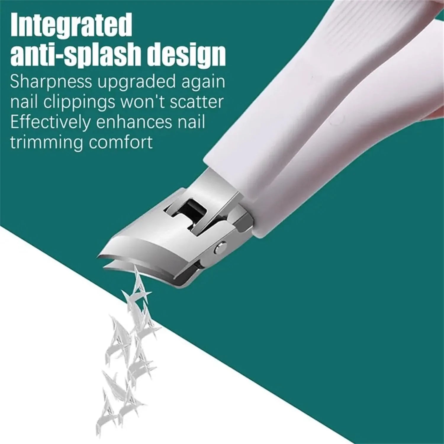 3-Piece Angled Eagle-Beak Stainless Steel Nail Clipper Set