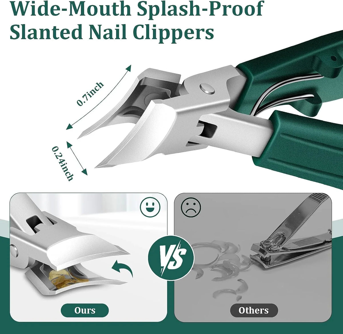 Purpose-Built 3 PCS Eagle-Beak – Toenail Clipper for Everyday Use