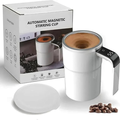 Purpose-Built Electric coffee mug with a built-in LCD thermometer