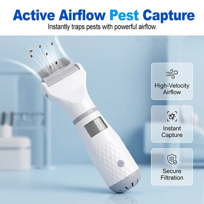 Easy-Care Hair flea comb, lice remover, cleaner for Routine Upkeep