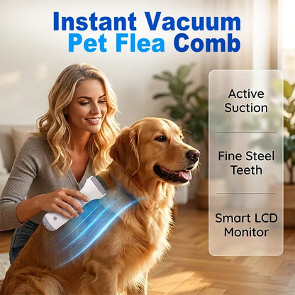 Easy-Care Hair flea comb, lice remover, cleaner for Routine Upkeep