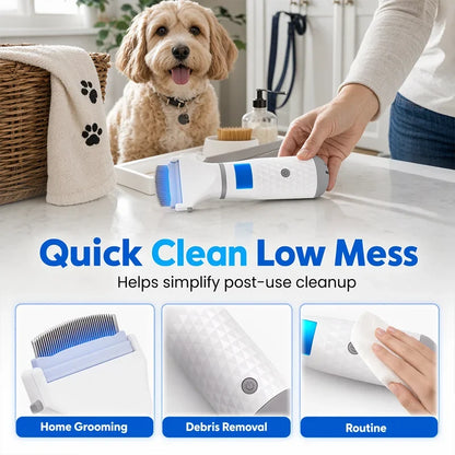 Easy-Care Hair flea comb, lice remover, cleaner for Routine Upkeep