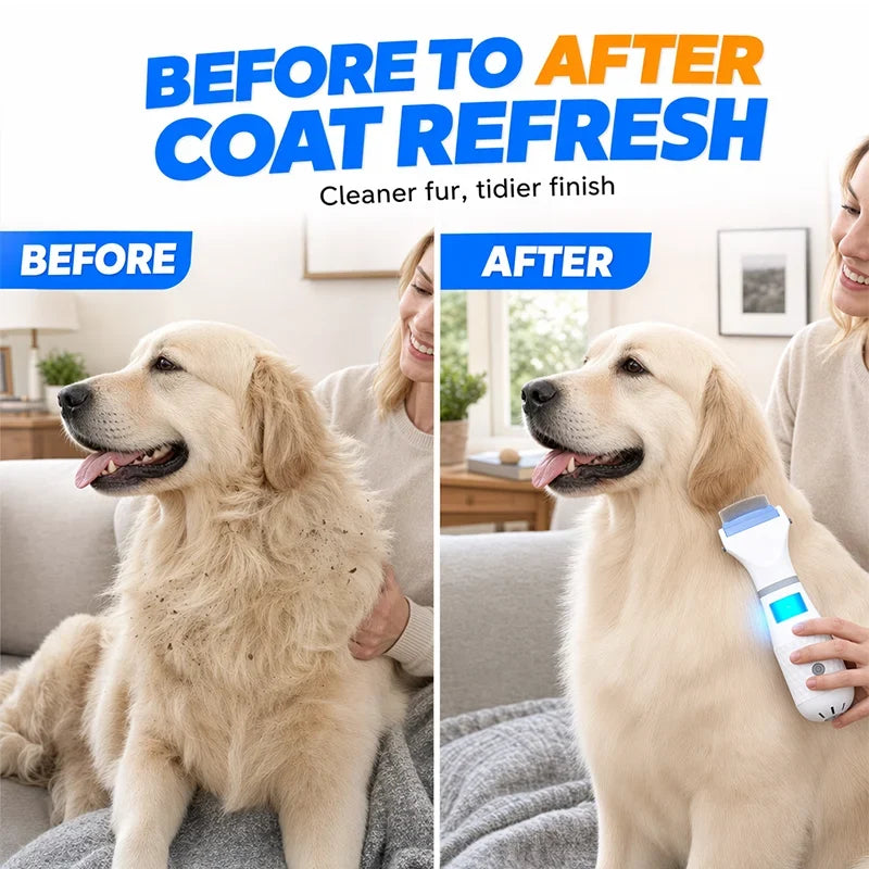 Easy-Care Hair flea comb, lice remover, cleaner for Routine Upkeep