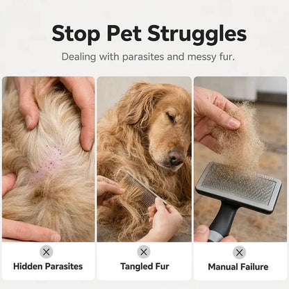 Pet-Friendly Electric Pet Flea Remover and Detangling