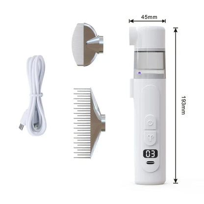 Pet-Friendly Electric Pet Flea Remover and Detangling