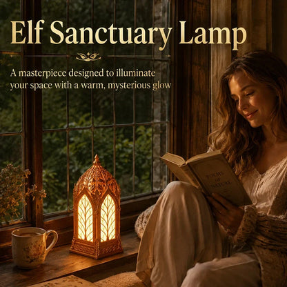 Decorative Elf Sanctuary Lamp – Warm Fantasy Table Lamp for Bedrooms