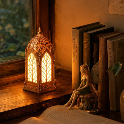 Decorative Elf Sanctuary Lamp – Warm Fantasy Table Lamp for Bedrooms