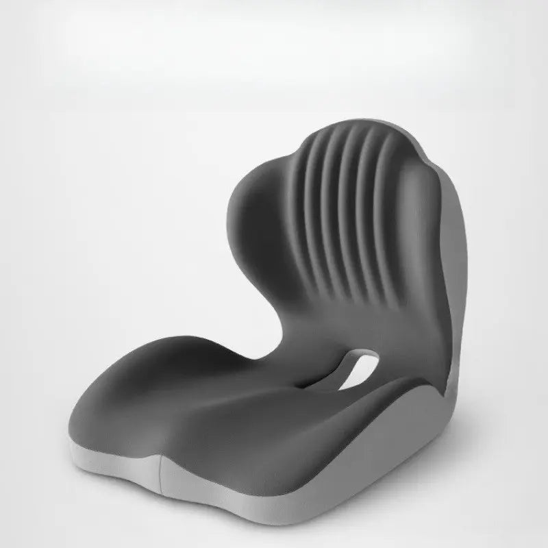Memory Foam Seat Cushion with Ergonomic Lumbar and Back Support