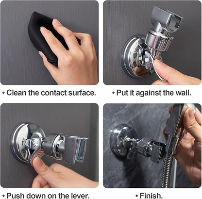 Purpose-Built Adjustable shower head holder - Detachable shower head