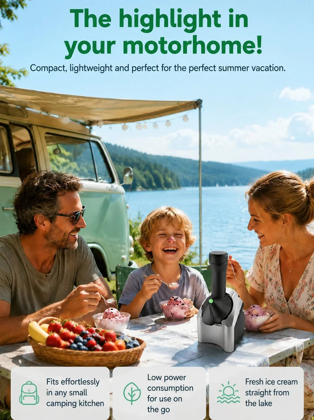 Purpose-Built Fully Automatic Ice Cream Maker, Homemade Ice Cream at