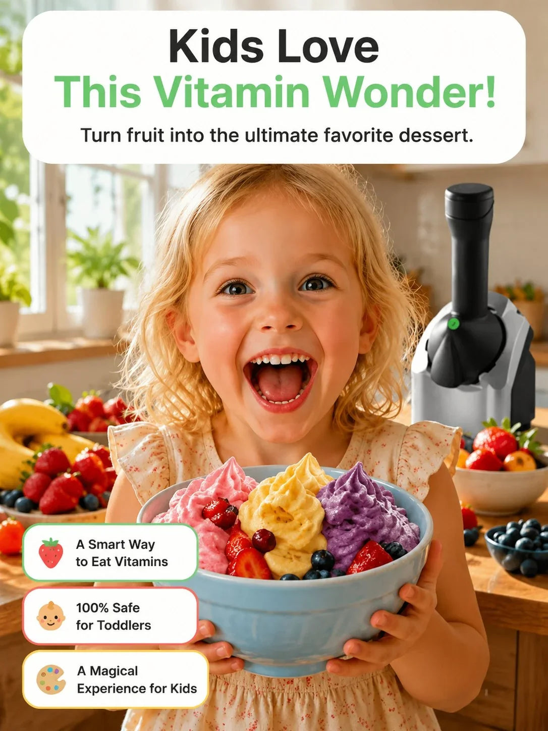 Purpose-Built Fully Automatic Ice Cream Maker, Homemade Ice Cream at