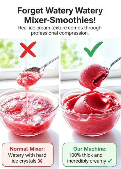 Purpose-Built Fully Automatic Ice Cream Maker, Homemade Ice Cream at