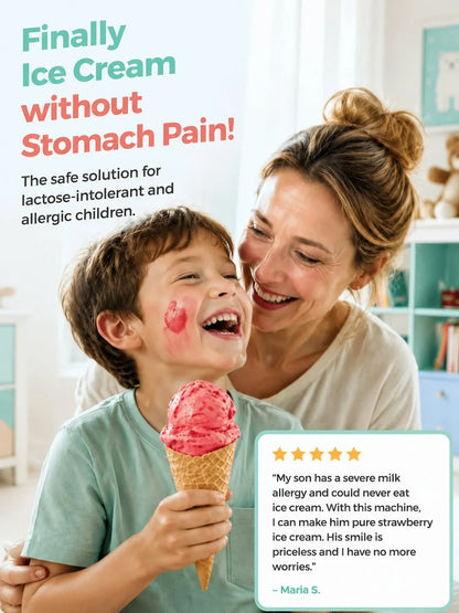 Purpose-Built Fully Automatic Ice Cream Maker, Homemade Ice Cream at