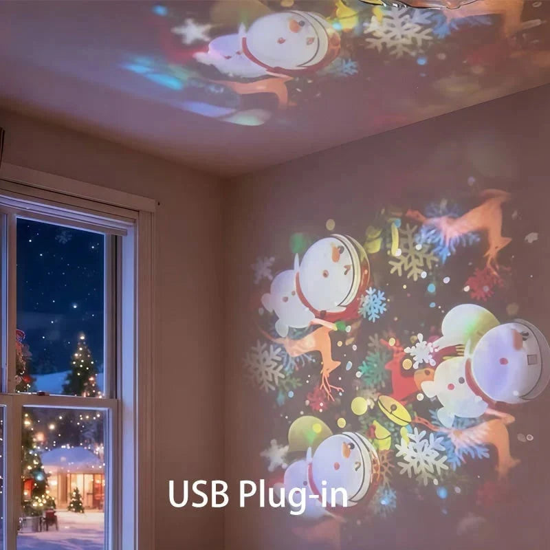 Decorative Rotating LED Ocean Light Projector for Focused Lighting