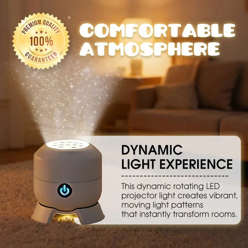 Decorative Rotating LED Ocean Light Projector for Focused Lighting