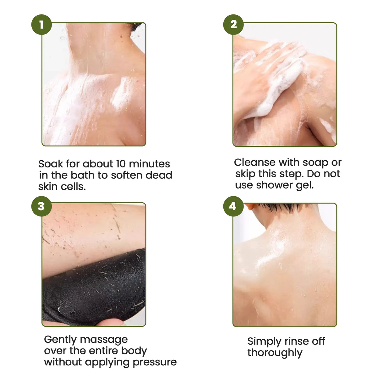 Purpose-Built Exfoliating Gloves – Instantly Remove Dead