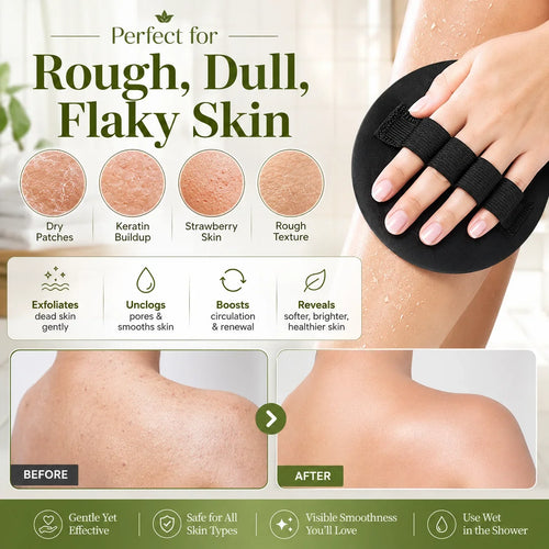 Purpose-Built Exfoliating Gloves – Instantly Remove Dead