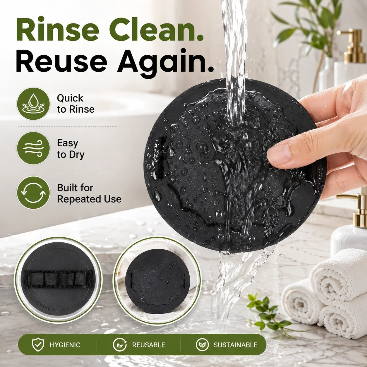 Purpose-Built Exfoliating Gloves – Instantly Remove Dead