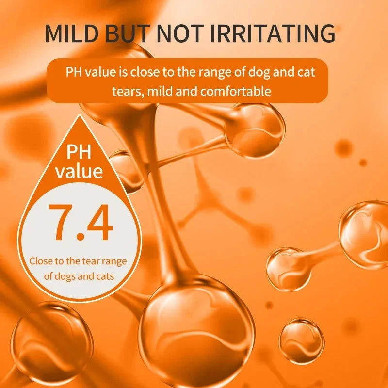 Easy-Care Pet Eye Cleaner & Drops – Gentle pH‑balanced formula, safe