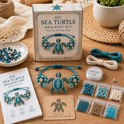 Hands-On DIY Beaded Bracelet Making Kit for Creative Play