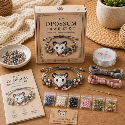 Hands-On DIY Beaded Bracelet Making Kit for Creative Play