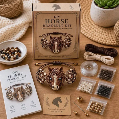 Hands-On DIY Beaded Bracelet Making Kit for Creative Play