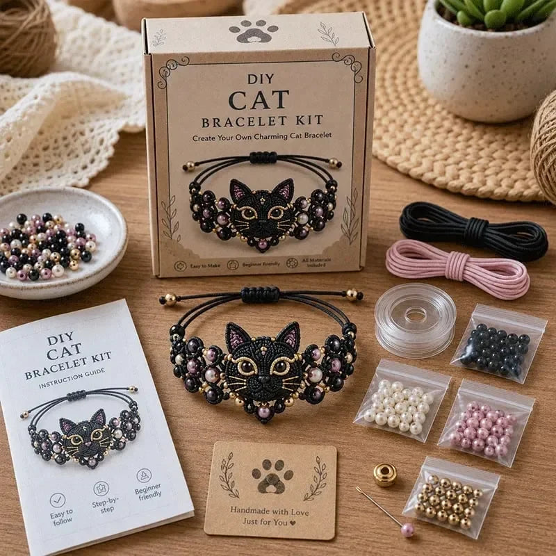 Hands-On DIY Beaded Bracelet Making Kit for Creative Play