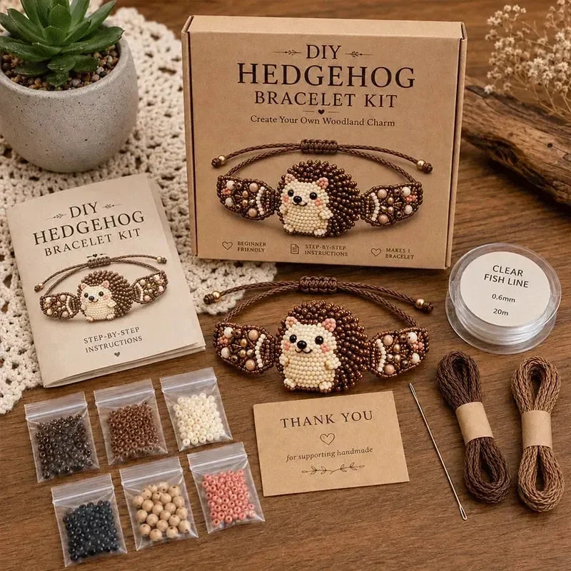 Hands-On DIY Beaded Bracelet Making Kit for Creative Play