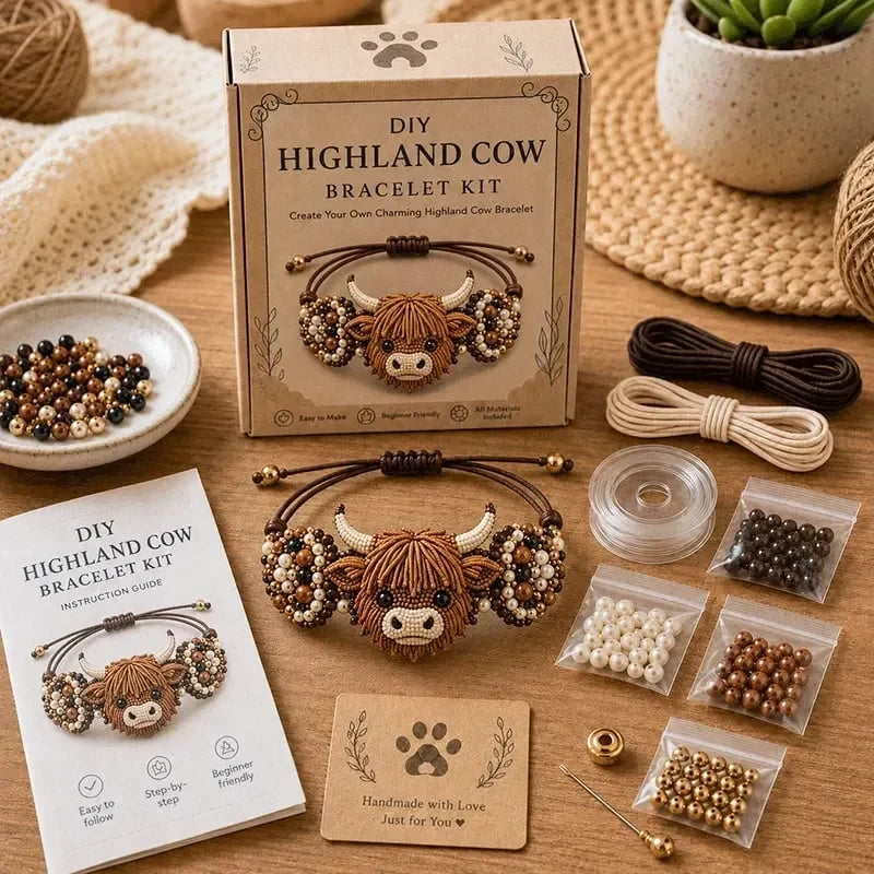 Hands-On DIY Beaded Bracelet Making Kit for Creative Play