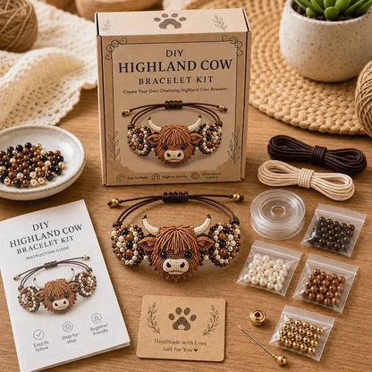 Hands-On DIY Beaded Bracelet Making Kit for Creative Play