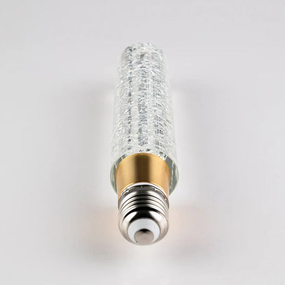 Crackle-Glass Edison Bulb with a Tubular LED Filament