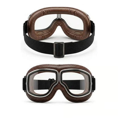 Vintage OTG Motorcycle Riding Goggles Designed to Fit Over Glasses