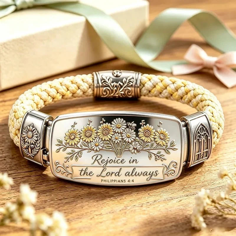 Distinctive Faith Over Fear Bracelet – Christian Cross