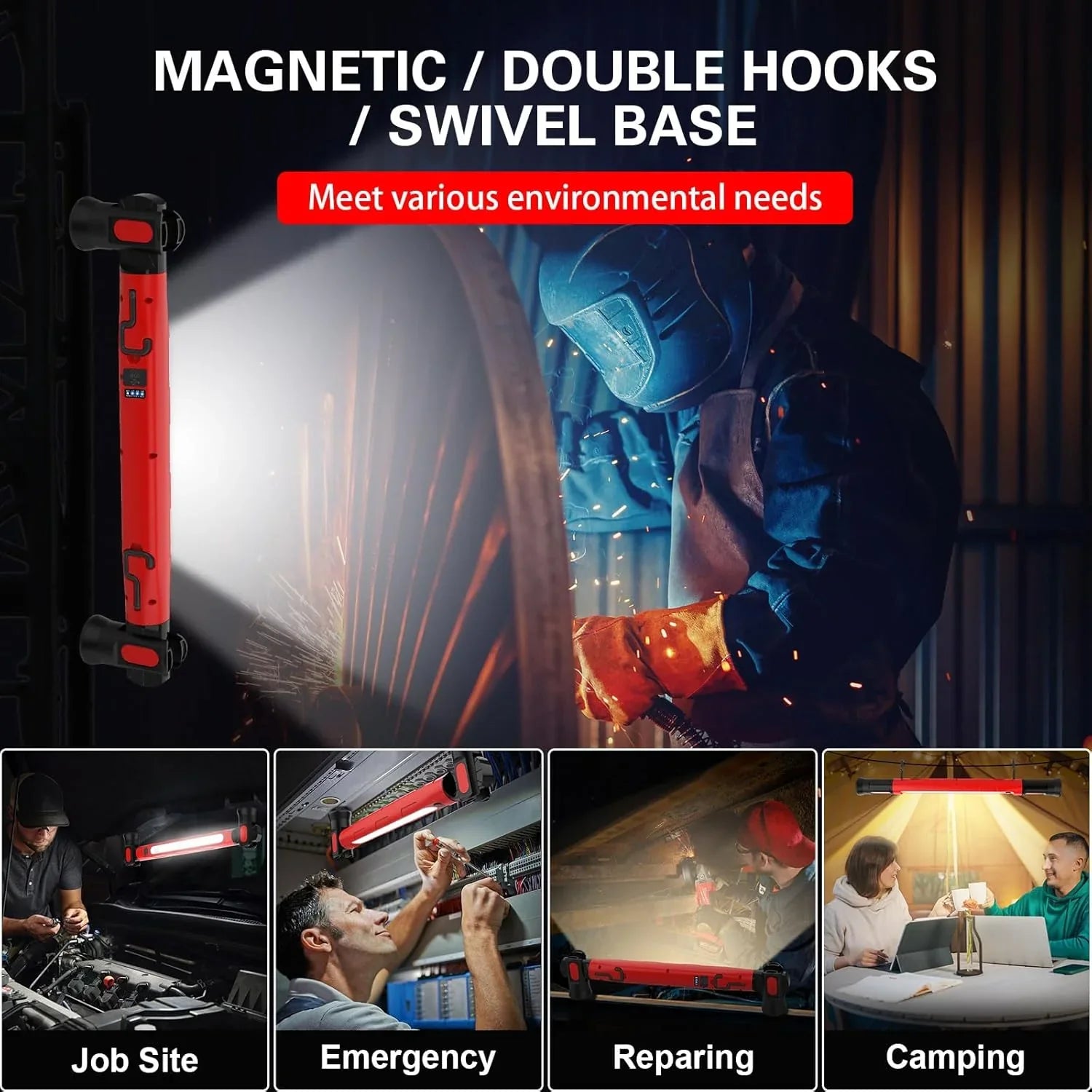 Under-Hood LED Work Light Bar for Hands-Free Engine Repairs