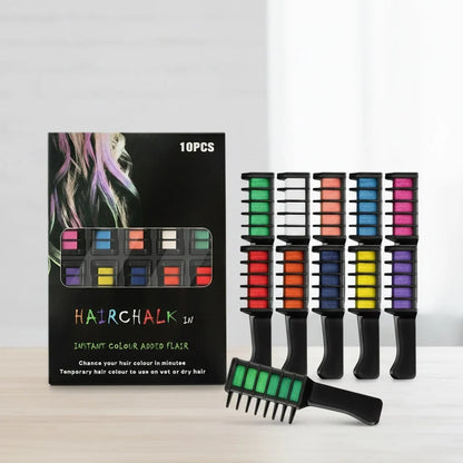 Hands-On Pre Festive Fun Hair Chalk Combs for Creative Play