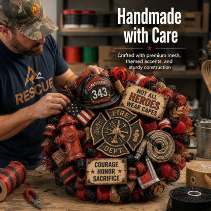 Purpose-Built Honor the Brave – Handcrafted Firefighter Tribute